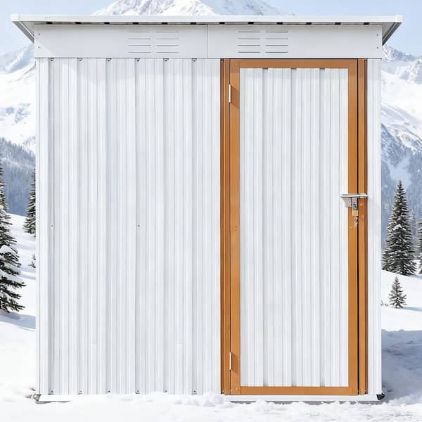 Coporesell 5 ft. x 4 ft. Metal Shed with Lockable Door (20 sq. ft. )