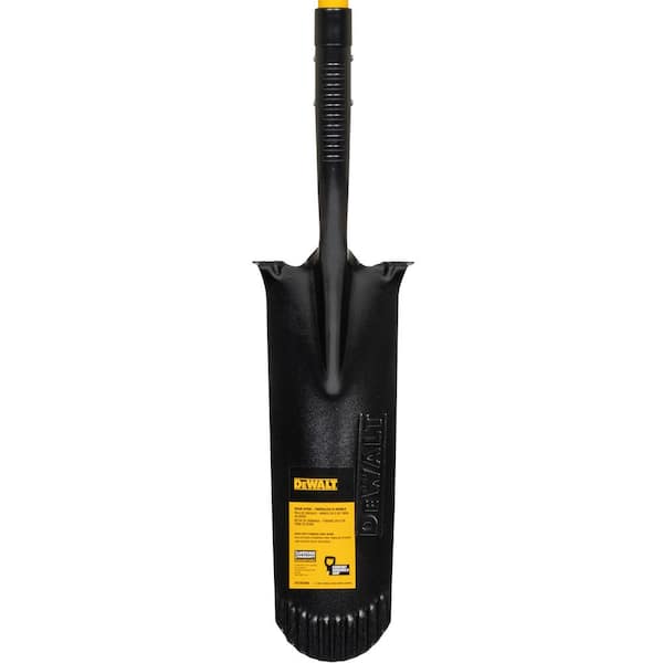 Dewalt 32 In Fiberglass D Handle Drain Spade Dxlha2605 Dewalt 32 In Fiberglass D Handle Drain, Round Point Shovel B Q