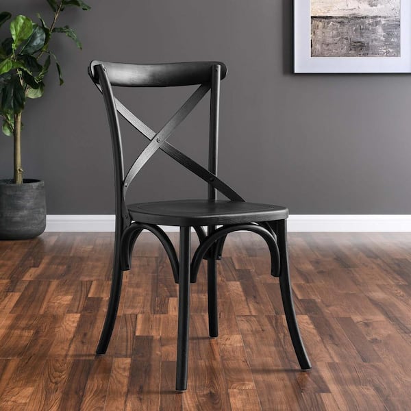 Gear Dining Side Chair in Black