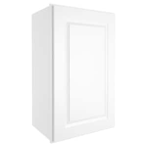 18-in W X 12-in D X 30-in H in Traditional White Plywood Ready to Assemble Wall Kitchen Cabinet