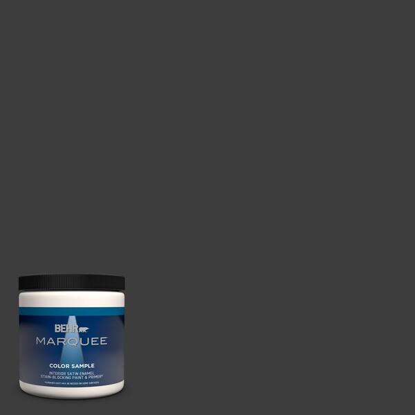 Behr Marquee 8 Oz Black One Coat Hide Satin Enamel Interior Exterior Paint Primer Sample Mq32316 - Behr Marquee Paint Colors 2021 Behr Marquee 8 Oz Black One Coat Hide Satin Enamel Interior Exterior Paint Primer Sample Mq32316 - Behr Marquee Paint Colors 2021