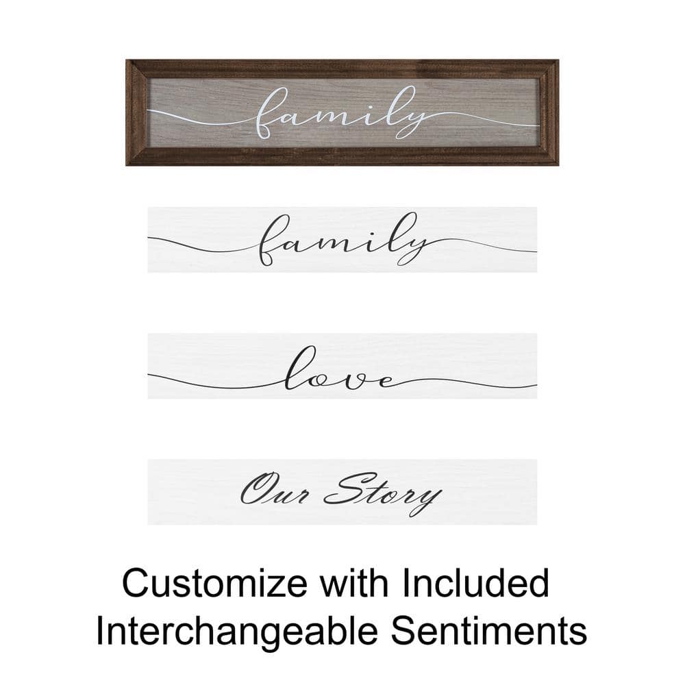 Classic White and Gray Wood Wall Picture Frame Set