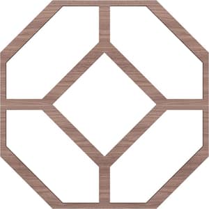 Large Cameron Fretwork 3/8 in. x 6 ft. x 6 ft. Brown Wood Decorative Wall Paneling 1-Pack