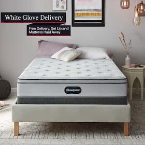 BR800 12.75 in. Plush Innerspring Euro Top Cooling Foam Twin XL Mattress