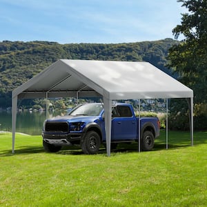 Carport Replacement Canopy Cover 12 ft. x 20 ft., Garage Top Tent Shelter Tarp Heavy-Duty Waterproof