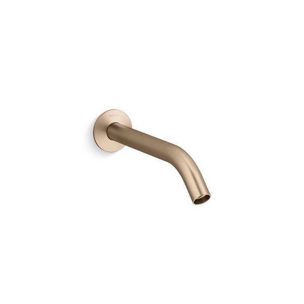 Kohler K-16246-BV Margaux Wall-Mount Bath Spout, Vibrant Brushed Bronze