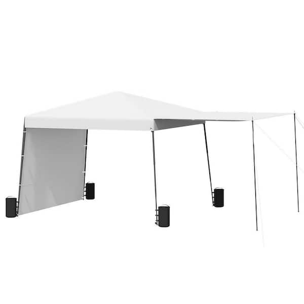 10 ft. x10 ft. Pop-Up Canopy Tent with Convertible Sidewalls to Awnings, Portable Sun Shelter for Events