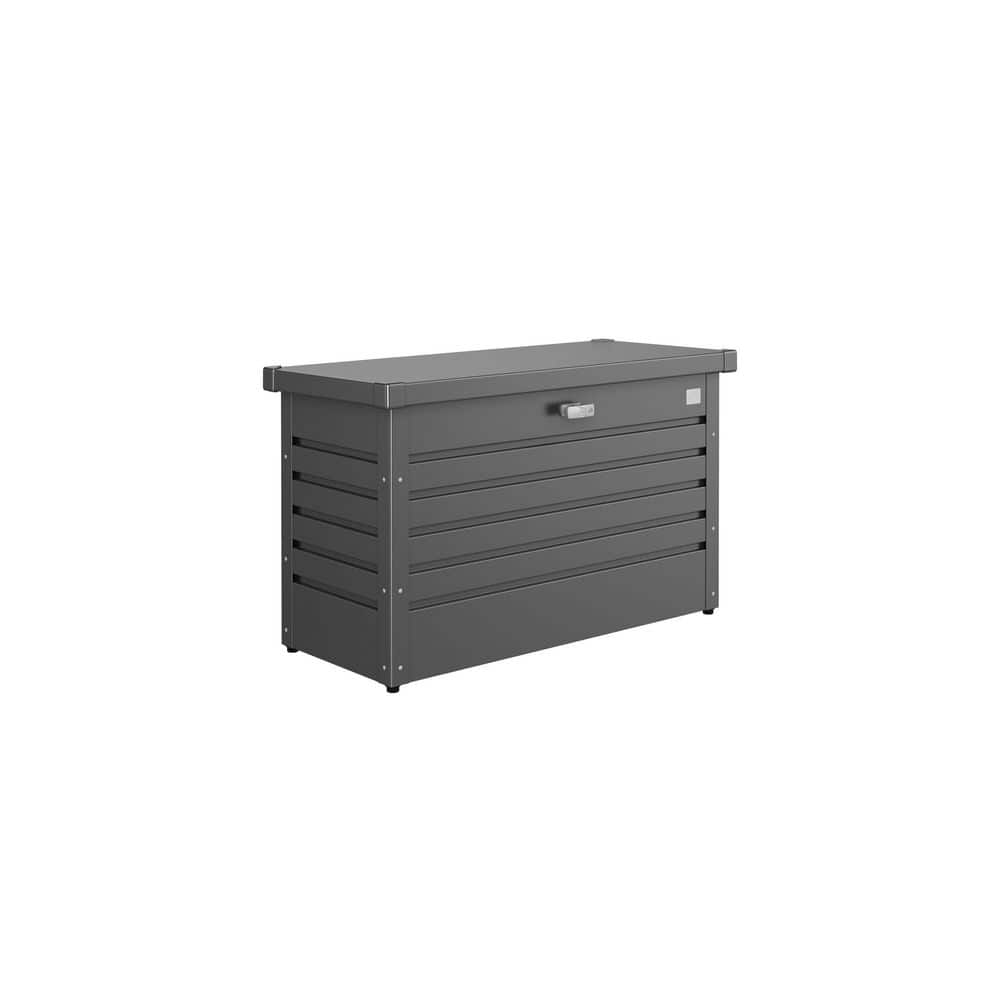 LeisureTime 100 Deck Box - 51 Gal. Steel Outdoor Storage, Metallic Dark Grey price history on PriceWatchPro