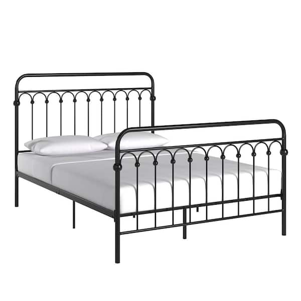 Black Metal Arches Full Platform Bed