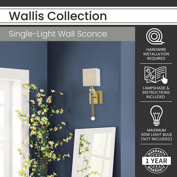 Calera Wall Sconce Single Light Candelabra - Gunmetal