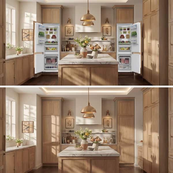 Ca'Lefort 22 in. 9.7 cu. ft. Panel Ready Bottom Freezer
