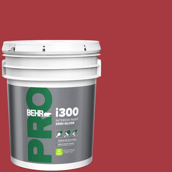 5 gal. #BXC-03 Scarlet Semi-Gloss Interior Paint
