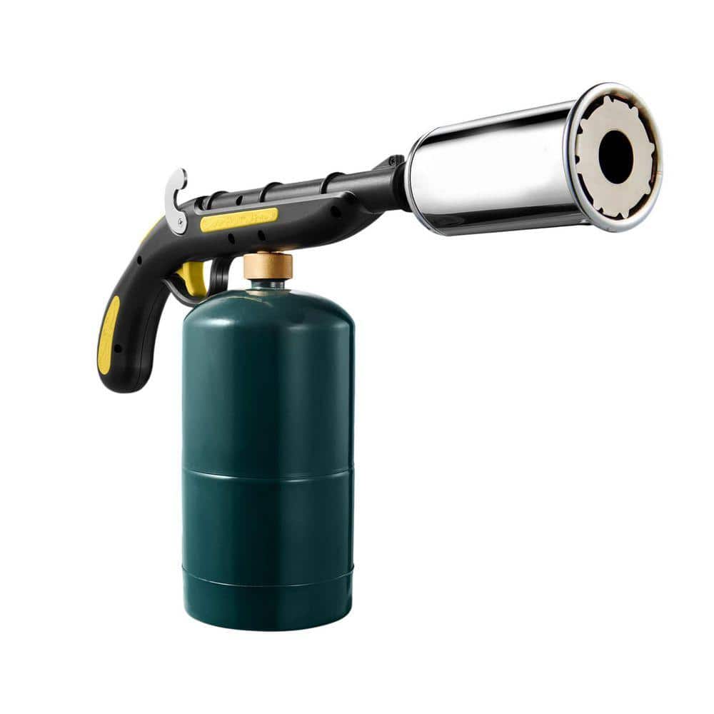 JFVKAF Chrome-Plated Steel Culinary Torch Propane Blow Torch with