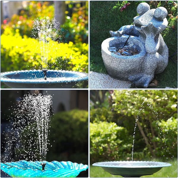 AISITIN Solar Fountain Pump 2.5W, 6.7 Solar Powered Water