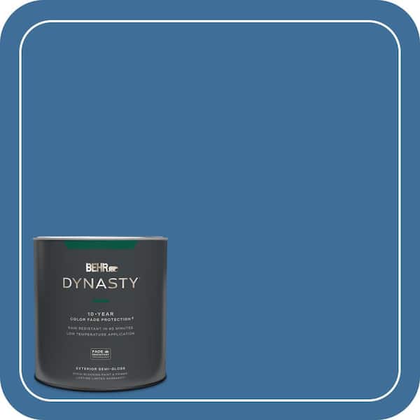 BEHR DYNASTY 1 qt. #M520-6 National Anthem Semi-Gloss Exterior Stain-Blocking Paint & Primer