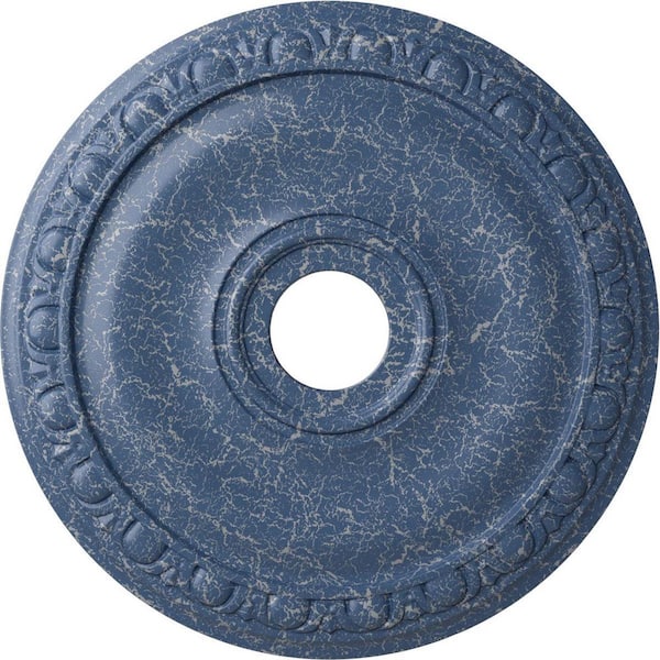 Ekena Millwork 1 in. x 20 in. x 20 in. Polyurethane Jackson Ceiling Medallion, Americana Crackle