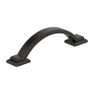 Sheffield 3 in. Center-to-Center Traditional Oil-Rubbed Bronze Arch Cabinet Pull