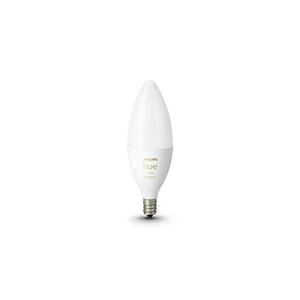 White Ambiance E12 LED 40W Equivalent Dimmable Decorative Candle Smart Wireless Light Bulb