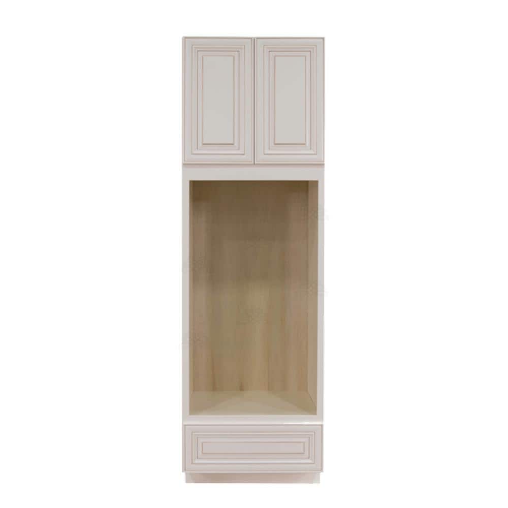 Princeton Assembled 33 in. x 96 in. x 27 in. Double Oven Cabinet in Creamy White price history on PriceWatchPro