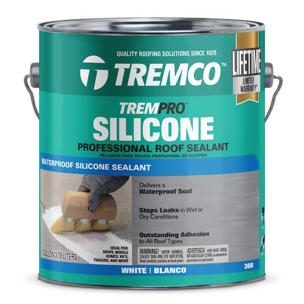 Tremco 1 Gal. TremPro Silicone Professional Roof Sealant