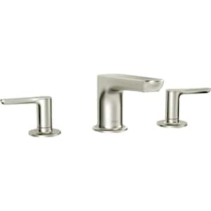Studio S 2-Handle Deck-Mount Roman Tub Faucet for Flash Rough-in Valves in Brushed Nickel