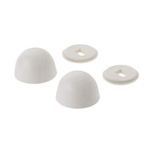 Bolt Caps in White for All Toilets