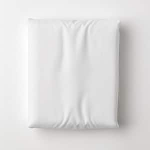 Company Cotton White Cotton Percale Full Fitted Sheet