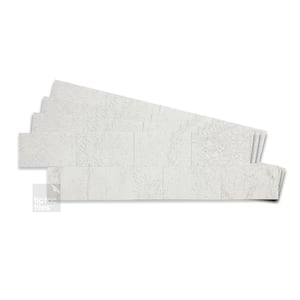 Concrete Subway 12pcs Light Sand 24 in. x 6 in. Other Peel and Stick Tile Decorative Backsplash (10.32 sq. ft./Pack)