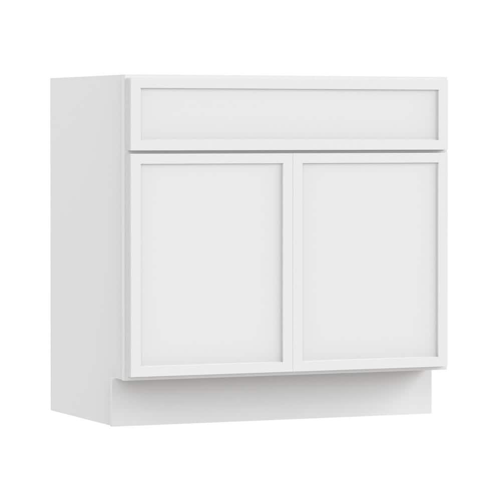 White Birch Plywood Freestanding Single Base Storage Cabinet, 36" Wide