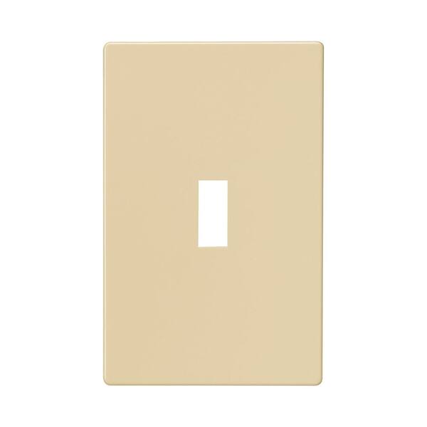 Eaton Ivory 1-Gang Toggle Wall Plate (1-Pack)