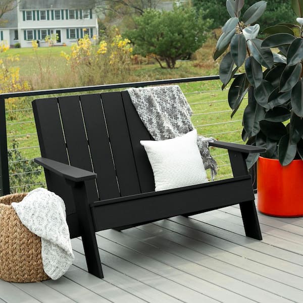 Italica Double Wide Modern Plastic Adirondack Chair