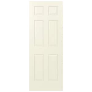 28 in. x 80 in. Colonist Vanilla Painted Smooth Molded Composite MDF Interior Door Slab