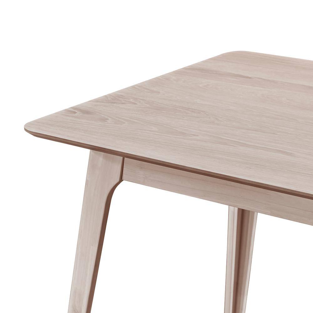 Oscar 7-Piece White Ash Wood Counter Height Dining Set