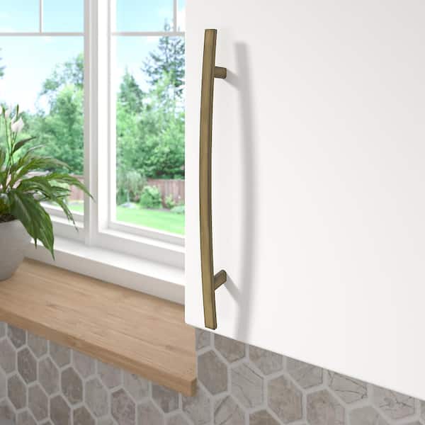 Padova Collection 7-9/16 in. (192 mm) Classic Antique English Cabinet Arch Pull