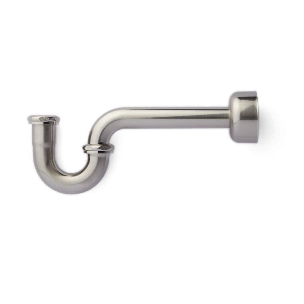 1-1/4 in. Brushed Nickel Brass P-Trap with High Box Flange price history on PriceWatchPro