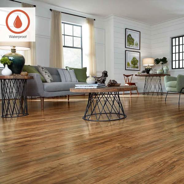 Pergo Outlast+ 5.23 in. W Applewood Waterproof Laminate Wood Flooring  (13.74 sq. ft./case) LF000885