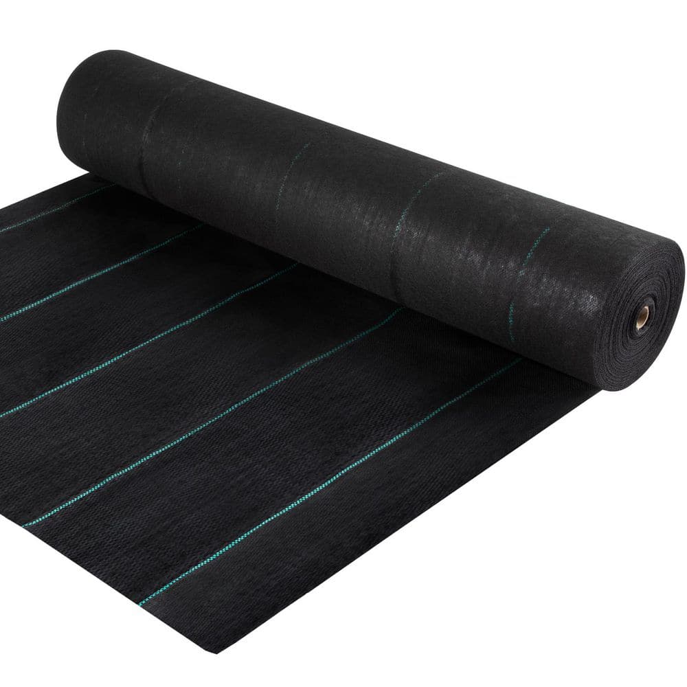 5.8 oz. Weed Barrier Landscape Fabric, 4 x 300 ft. Heavy Duty Woven Geotextile for Garden & Patio Grass Control, Black price history on PriceWatchPro