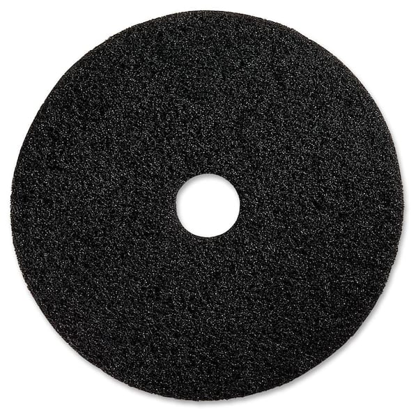 Genuine Joe 20 in. Black Advanced Design Black Floor Pad (5/Carton)