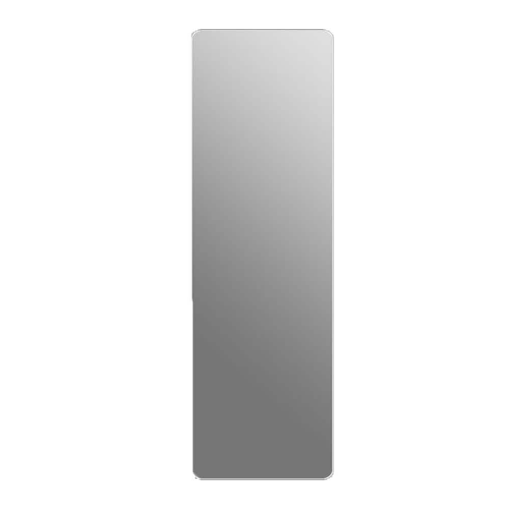24 in. W x 65 in. H Rectangular Aluminum Frameless Wall or Stand Bathroom V