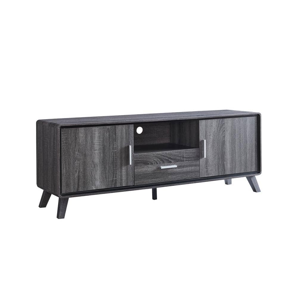 Masi Grey TV Stand Fits TV's up to 60 in. 192610 The Home Depot