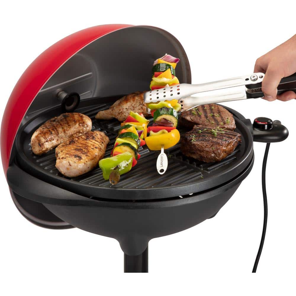 Cuisinart Red 2-in-1 Indoor/Outdoor Electric Grill