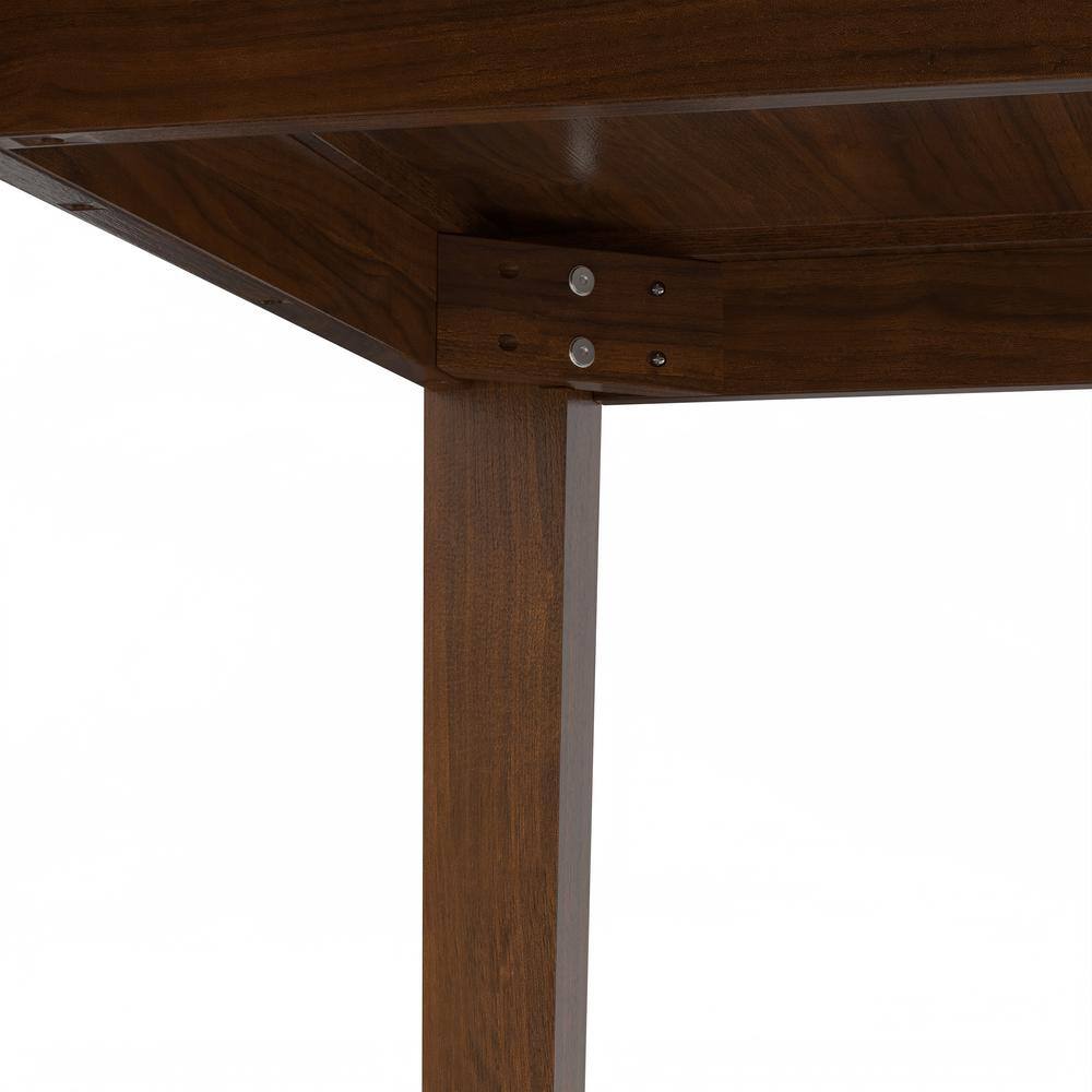 Eastwood 66" Walnut Contemporary Rectangular Dining Table