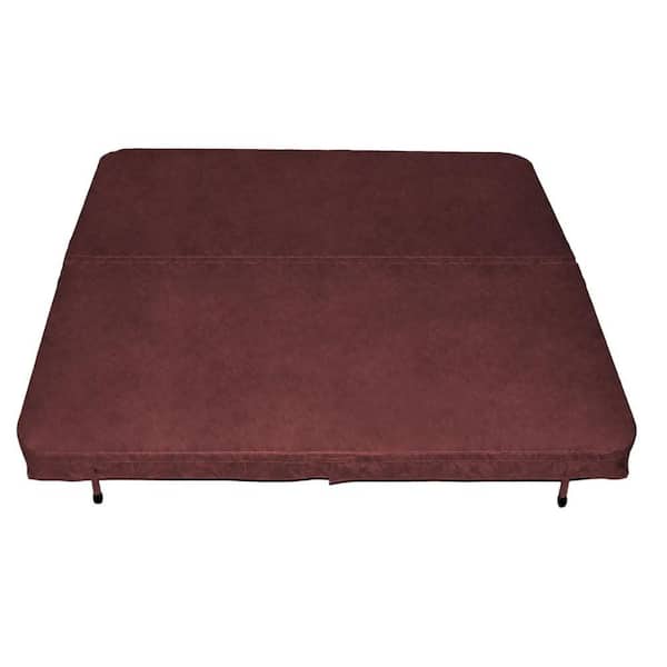 Core Covers 80 in. x 80 in. x 4 in. Spa Cover in Bourbon