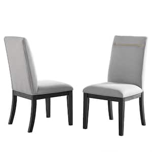 Yves Grey Dining Side Chair (Set of 2)