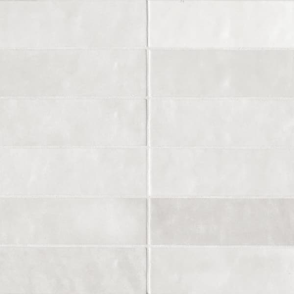Sample-Cloe Glossy White 4 in. x 5 in. Ceramic Wall Subway Tile