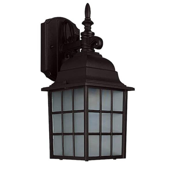 Sunset Bledsoe 1-Light Oil-Rubbed Bronze Outdoor Wall Lantern Sconce