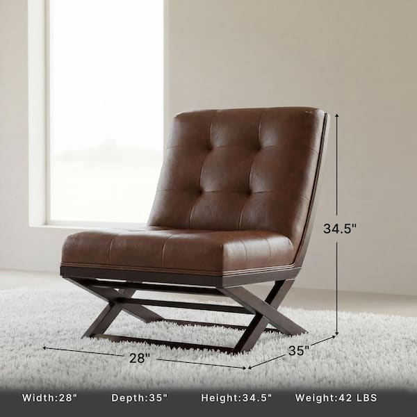 Signature DESIGN BY ASHLEY Sidewinder Brown Faux Leather Side