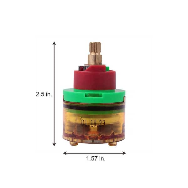 んぼ Everbilt 2 1/2 in. 20 pt Broach Single Lever Cartridge for Gerber