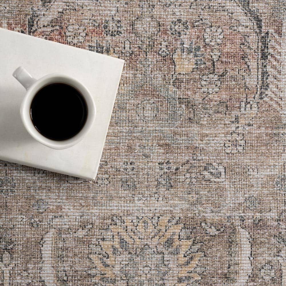Deidra Brown Rectangular Synthetic 4' x 6' Area Rug