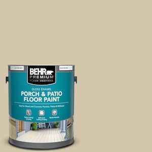 1 gal. #YL-W11 Khaki Shade Gloss Enamel Interior/Exterior Porch and Patio Floor Paint